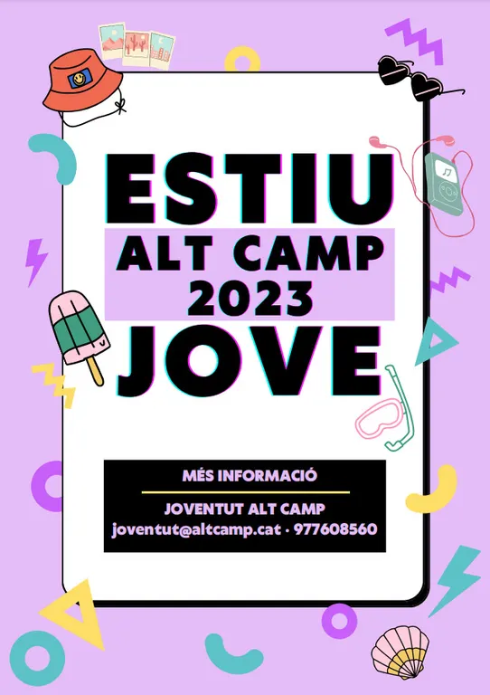 L’Estiu Jove Alt Camp oferirà una quarentena d’activitats entre juliol i agost