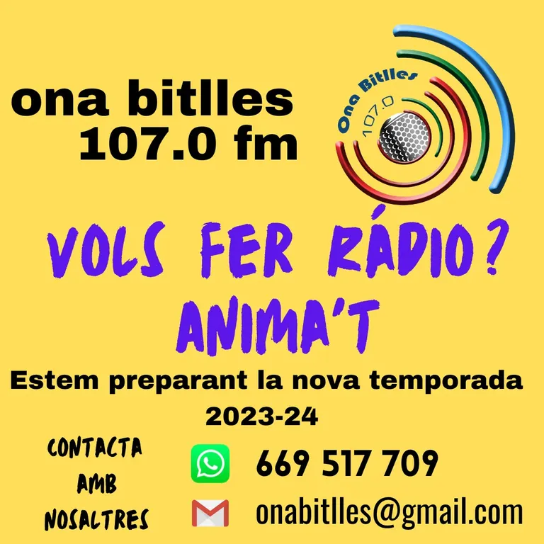 Vols fer ràdio?