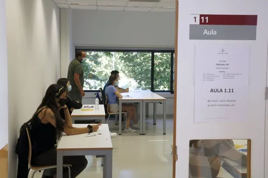 Comencen les proves de Selectivitat, marcades per la pandèmia de la COVID-19