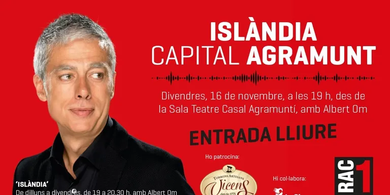 Tret de sortida de la quarta edició del Torró Solidari de RAC1 amb l'Islàndia' i l'Albert Om, a Agramunt