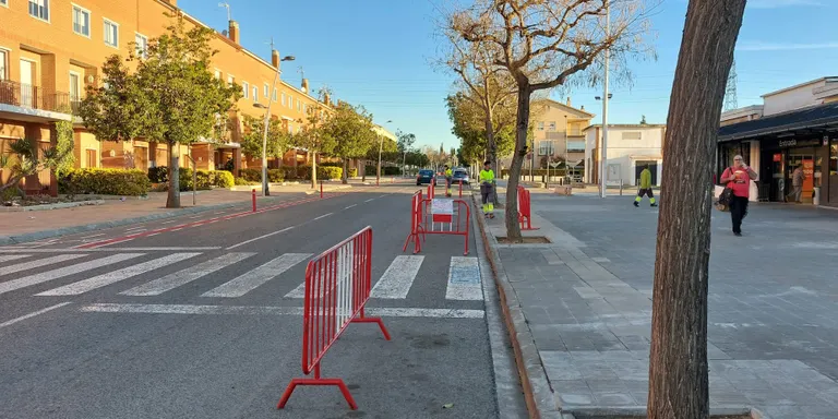 Actuacions en voreres del barri del Fornàs