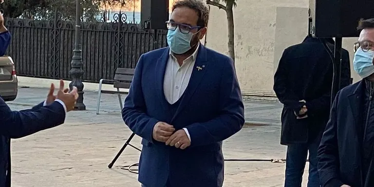 El vicepresident de la Generalitat, Pere Aragonès, va visitar diumenge Vilassar de Mar