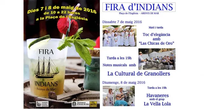Arenys de Mar dedica el mes de maig  als Indians