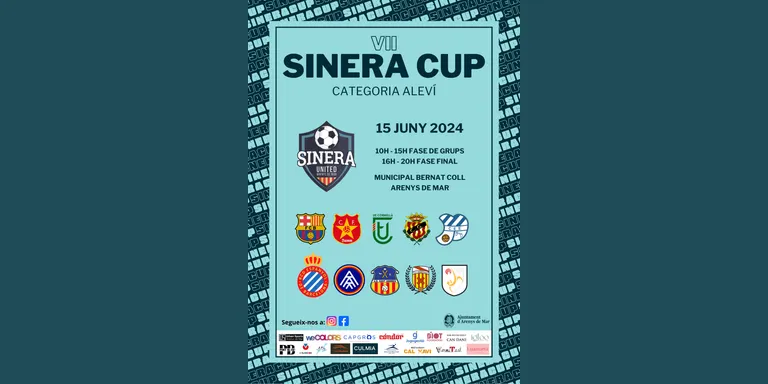 Aquest dissabte arriba la 7a edició de la Sinera CUP en la categoria aleví