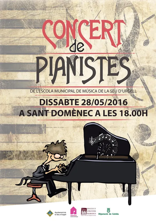 'Concert de pianistes' a la Seu, a càrrec dels alumnes de l'Escola Municipal de Música
