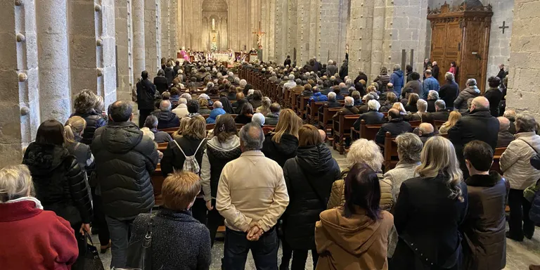 Comiat a mossèn Xavier Parés a la Catedral de la Seu d'Urgell