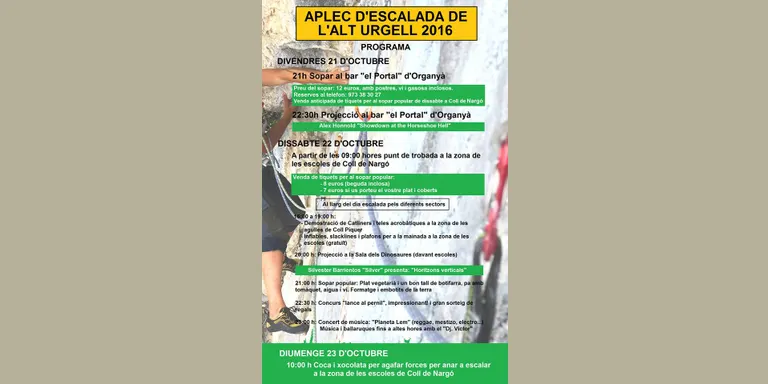 L'Aplec d'Escalada de l'Alt Urgell arriba a la cinquena edició