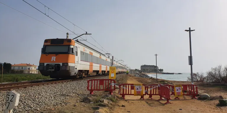 Restablerta la circulació ferroviària entre Pineda i Malgrat