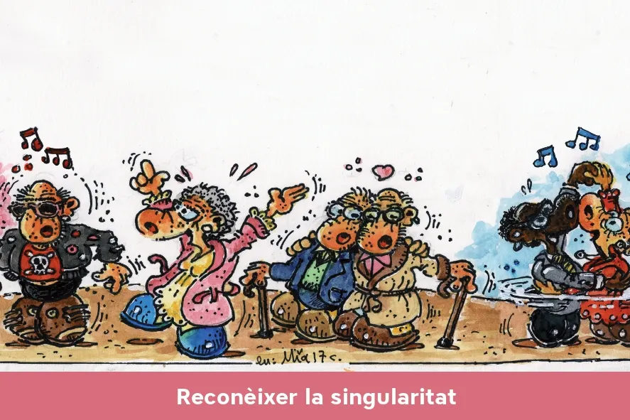 <strong>El Consell Comarcal torna a posar el focus en el bon tracte a les persones grans a través d'il·lustracions de còmic a les xarxes socials</strong>