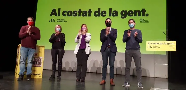 Eleccions 14F: Sans i Torrent presents a l’acte de final de campanya d’ERC a Valls