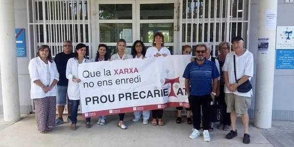 Els treballadors d'Atenció Primària de la Xarxa Santa Tecla continuen les protestes després de quatre mesos