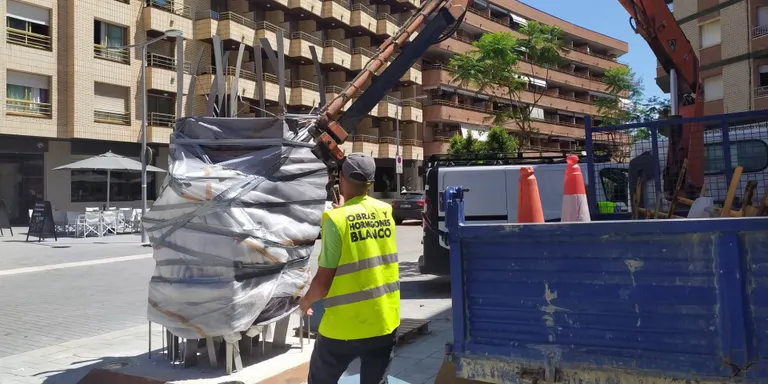 L’escultura de David Callau, porta d’entrada a la renovada Rambla Jaume I, s’inaugurarà aquest dimarts