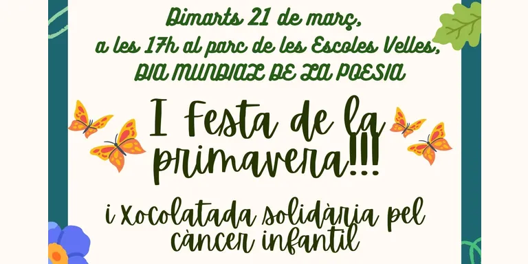 La Llar d’Infants Municipal organitza la I Festa de la Primavera.