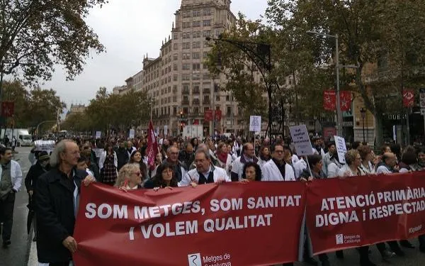 Els metges d'atenció primària comencen una vaga fins divendres després de no assolir cap acord en la reunió amb l’ICS