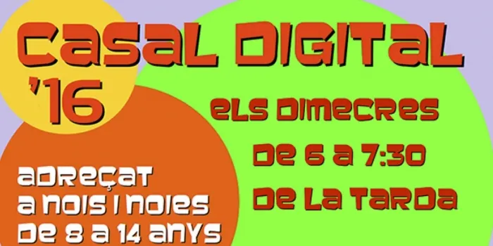 El Casal Digital obre les inscripcions per el nou curs