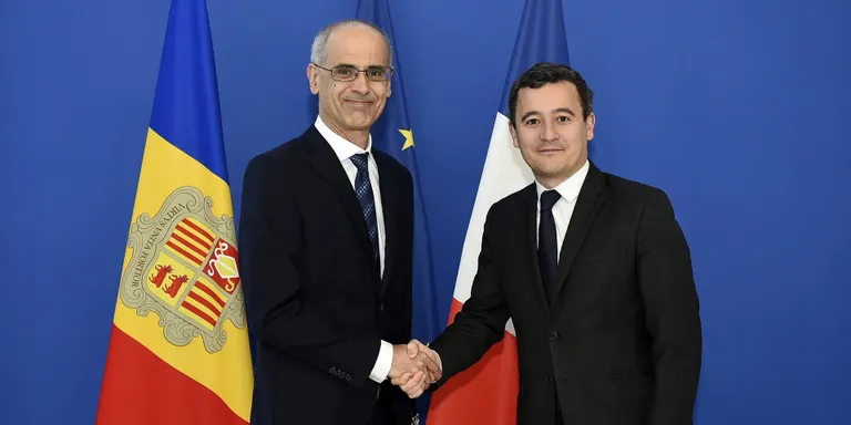 Antoni Martí es reuneix amb el ministre francès de Comptes Públics per coordinar mesures contra el contraban