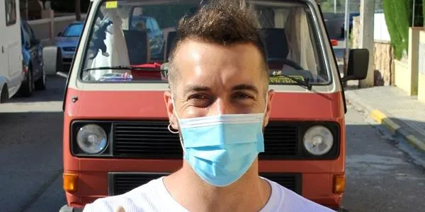 Llorenç Gómez s’entrena a la platja de Torredembarra per preparar el retorn a la competició
