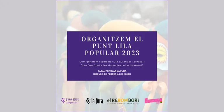 Entitats solsonines impulsen la creació d'un Punt Lila Popular per Carnaval