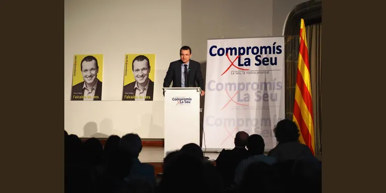Òscar Ordeig demana en l'acte central de campanya 'un canvi per a la Seu'