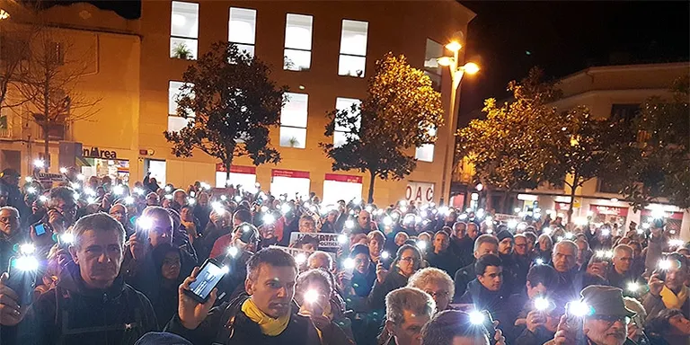 Nou clam per la llibertat dels Jordis tres mesos després del seu empresonament