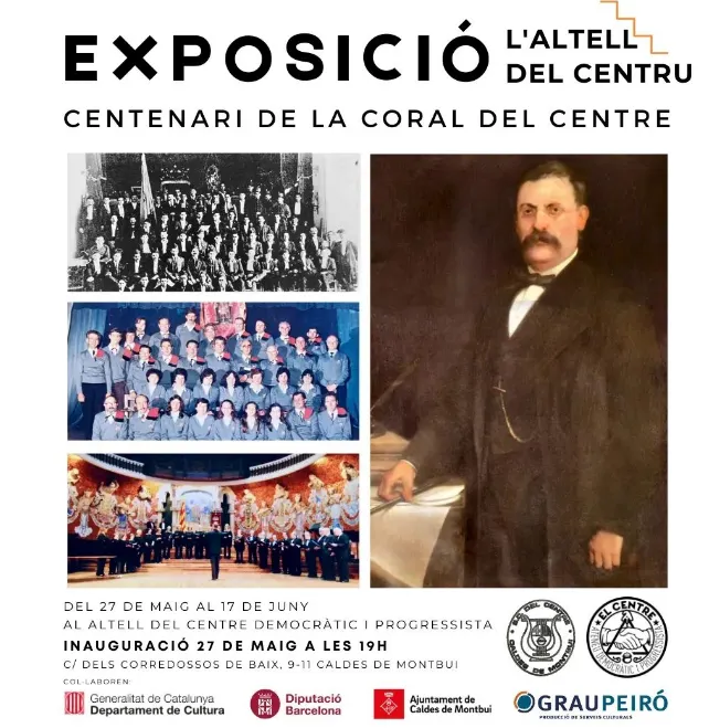 La Coral del Centre recull els seus 100 anys en una exposició fotogràfica
