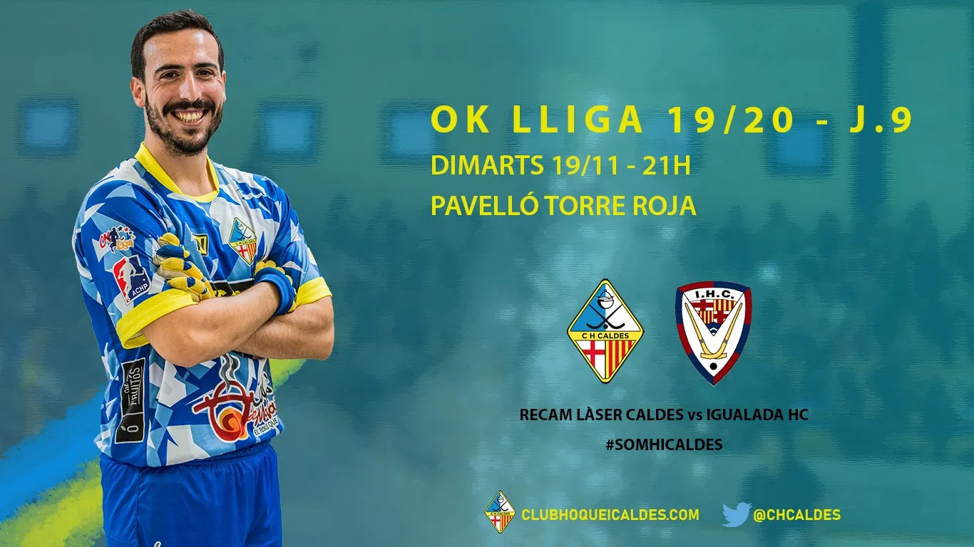 El Recam Làser Caldes disputarà avui el partit corresponent a la novena jornada de l'OK Lliga