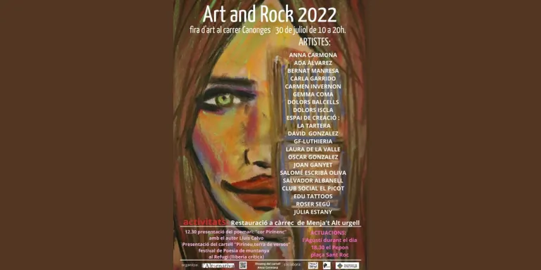 Fira 'Art and Rock' aquest dissabte al carrer dels Canonges de la Seu d'Urgell