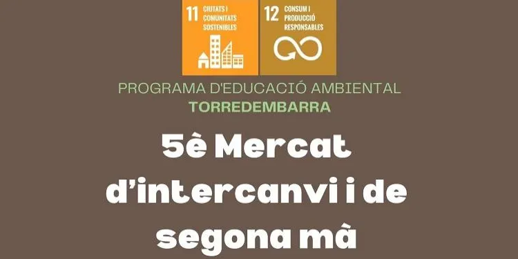 Torredembarra celebra aquest dissabte el 5è Mercat d'intercanvi i de segona mà
