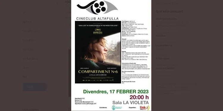 El Cineclub Altafulla Link proposa una "road movie" en tren per aquest divendres al vespre a La Violeta