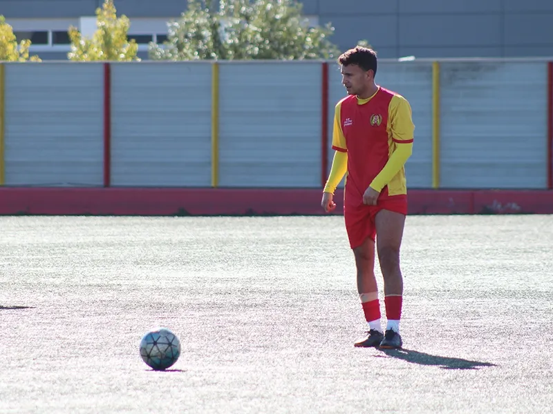 El jugador del Veinti Dani Andreu 'Tete'