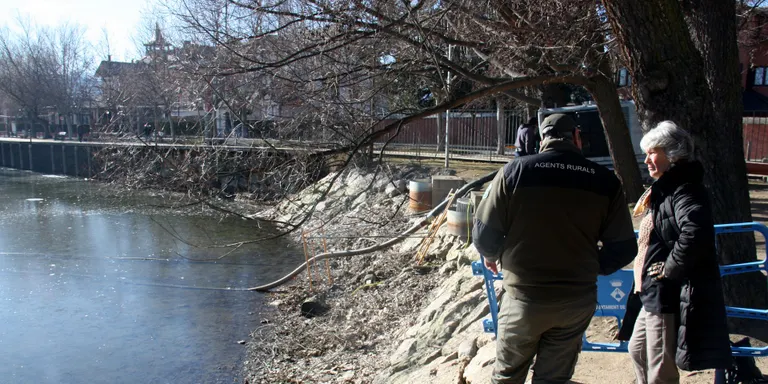 L'estany de Puigcerdà, buidat per extreure'n espècies invasores