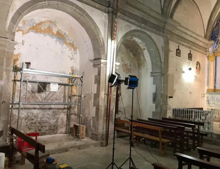 Comencen les obres de restauració de l'església de Sant Just d'Ardèvol per consolidar-ne l'estructura