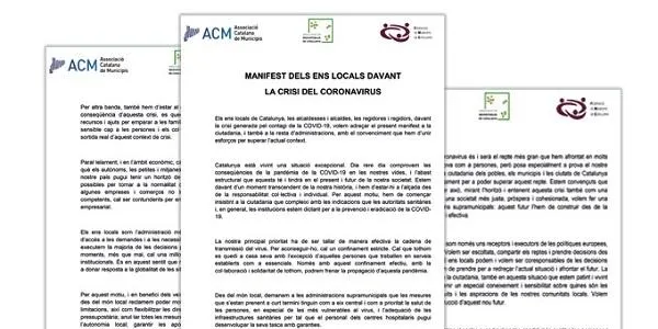 L’Ajuntament d’Altafulla se sumarà al manifest unitari per reclamar un confinament efectiu a Catalunya