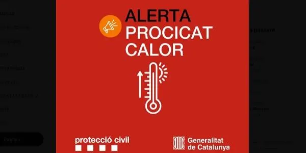 L’onada de calor arriba al seu tram central