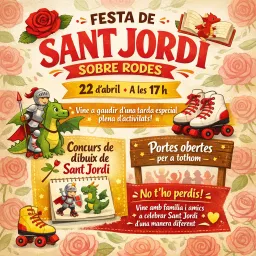 Entrevista Montse Badesa, professora i directora del Club de Patinatge Artístic de Sant Esteve. Sant Jordi Sobre Rodes - episode art