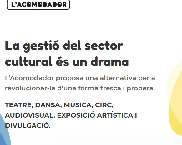 L'actor calderí Ferran Devesa crea lacomodador.cat, un web per connectar artistes de diverses disciplines amb programadors culturals