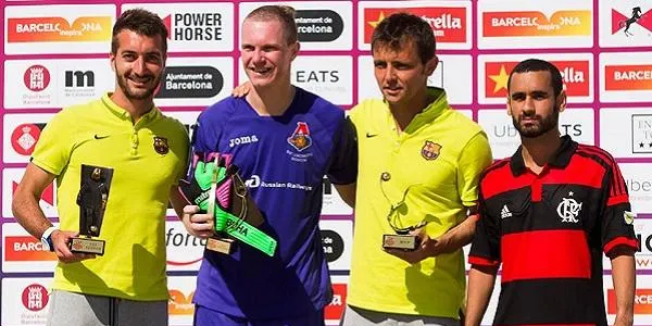 Llorenç Gómez aconsegueix amb el Barça el tercer lloc de la Barcelona Beach Soccer Cup i es proclama màxim golejador del campionat