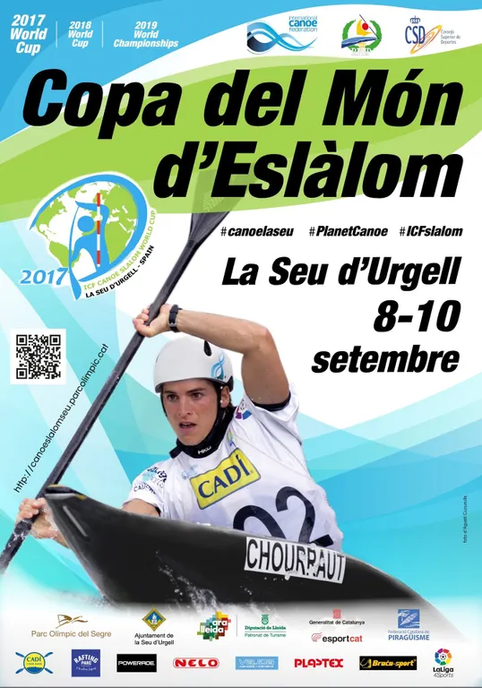 Les finals de la Copa del Món de Canoe Eslàlom preveuen reunir més de 40 equips