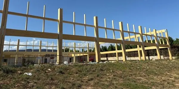 Les obres de la piscina de Torredembarra avancen
