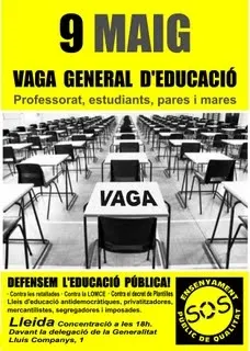 Ampli seguiment de la vaga d'ensenyament en els estudis postobligatoris