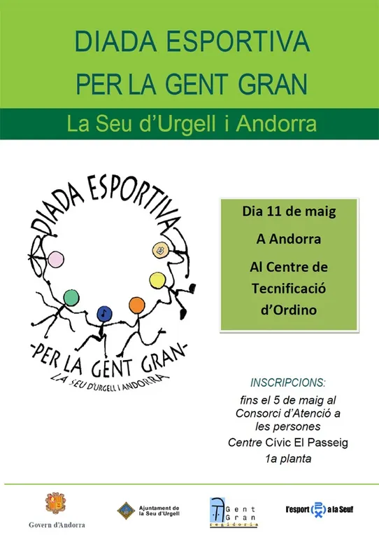 Obertes les inscripcions a la Diada Esportiva de la Gent Gran de la Seu i Andorra