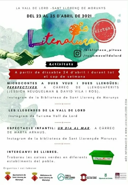 La Vall de Lord celebra Sant Jordi amb un Litenatura majoritàriament virtual