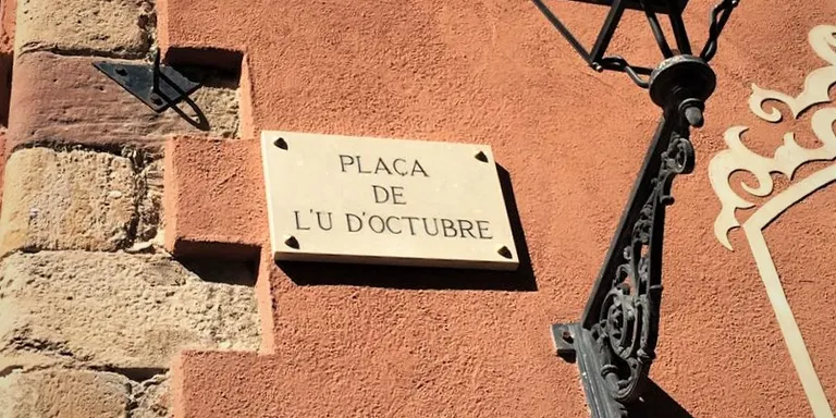 Plaça de l’U d’Octubre a Valls