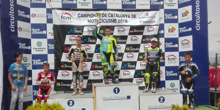 L'agramuntí Max Serra, subcampió al Campionat de Catalunya de Supermotard