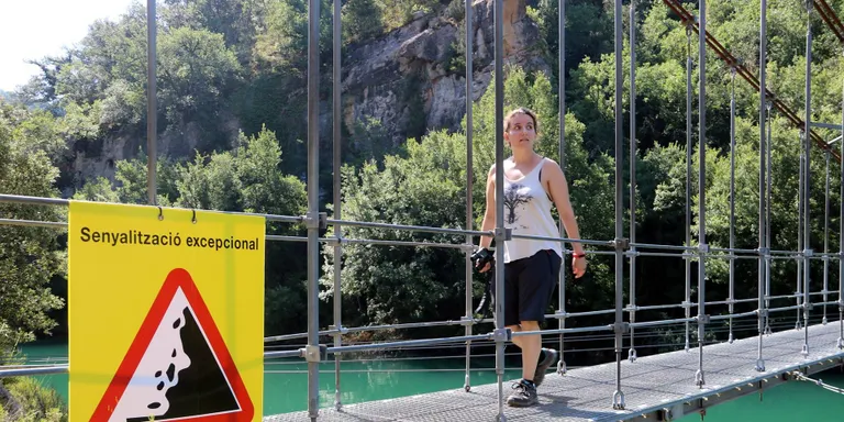 La Ribagorça i la Noguera s'implicaran en el manteniment de la passarel·la de Mont-rebei