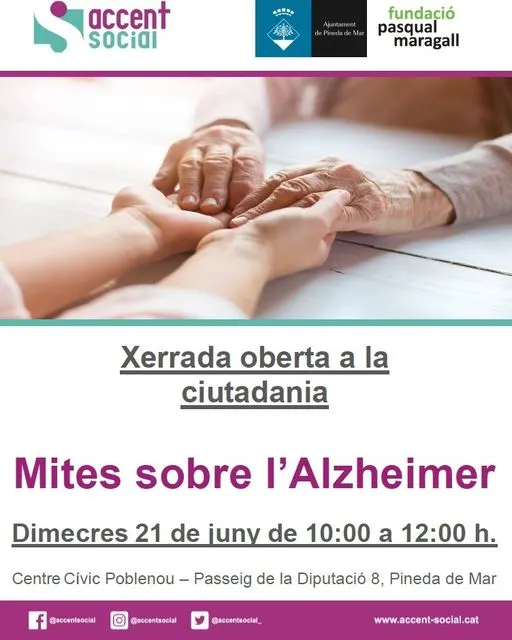 Xerrada sobre els mites de l'Alzheimer amb la Fundació Pasqual Maragall