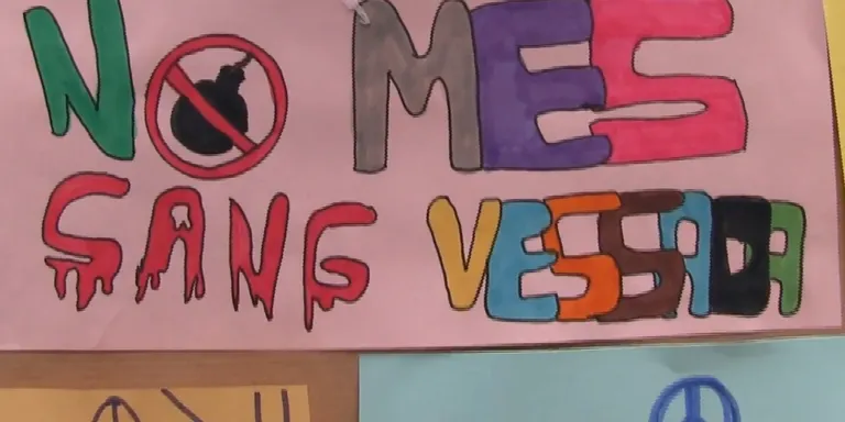 El Dia Escolar de la pau i no violència s’ha dedicat als refugiats