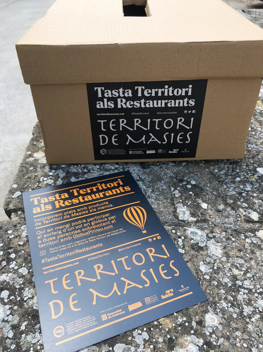 Territori de Masies promou el consum de productes de proximitat als restaurants amb el sorteig d'un vol en globus