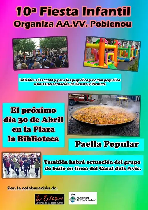 10ena Festa Infantil i Arrossada de Poblenou