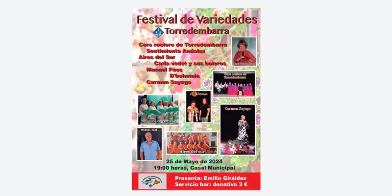 El Casal Municipal acull dissabte un festival de varietats